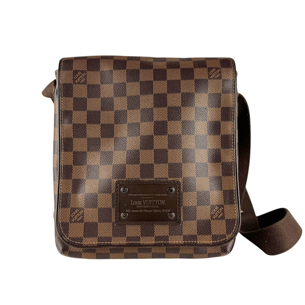 Louis Vuitton LOUIS VUITTON Crossbody Shoulder Bag Damier Brooklyn PM Canvas ...